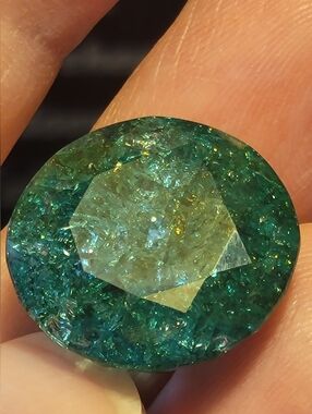 Natural Colombian Emerald 29.30ctw Green Beryl 19x19x9mm Round Cut